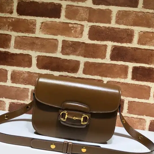 First bag ru shoulder GUCCI bag Horsebit 1955 0701